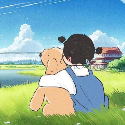 夏天二次元女生头像 夏日清新动漫女生二次元头像