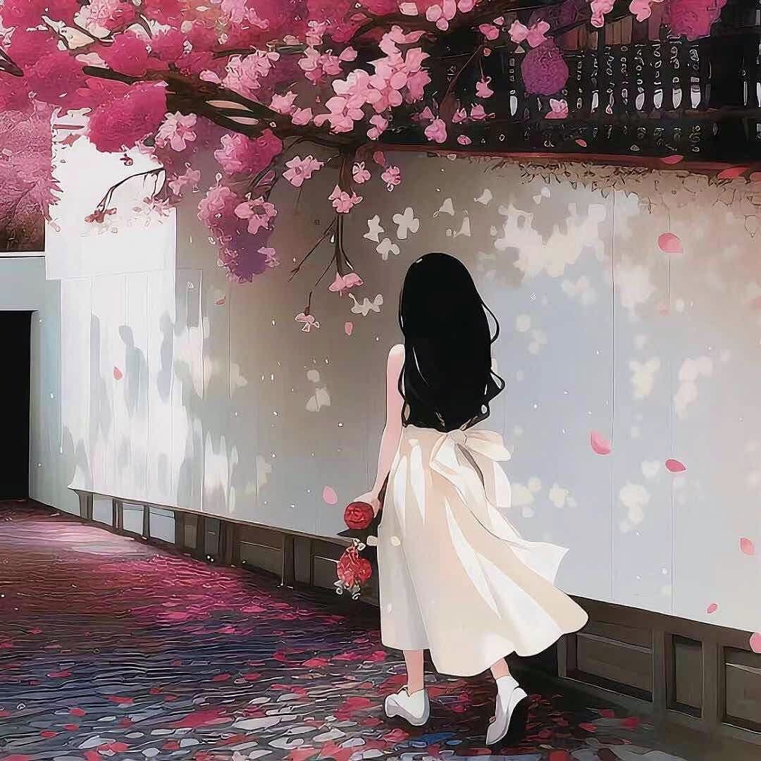 夏天二次元女生头像 夏日清新动漫女生二次元头像_17