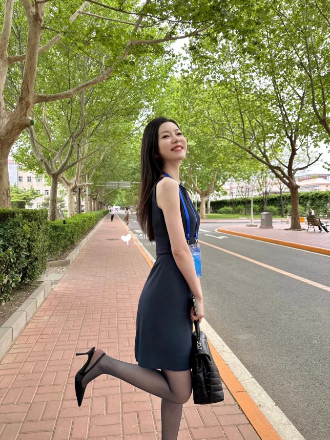 职业装丝袜美腿老师回母校_2