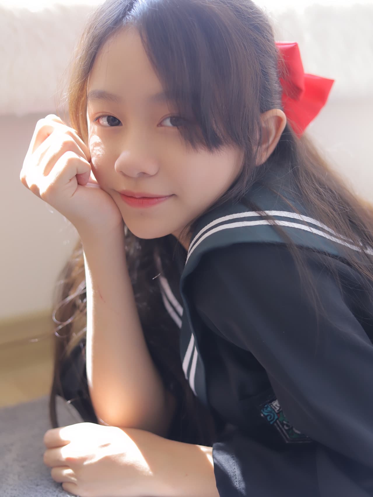 14岁的小女生真实照片图片 14岁小学生神仙颜值图片_1