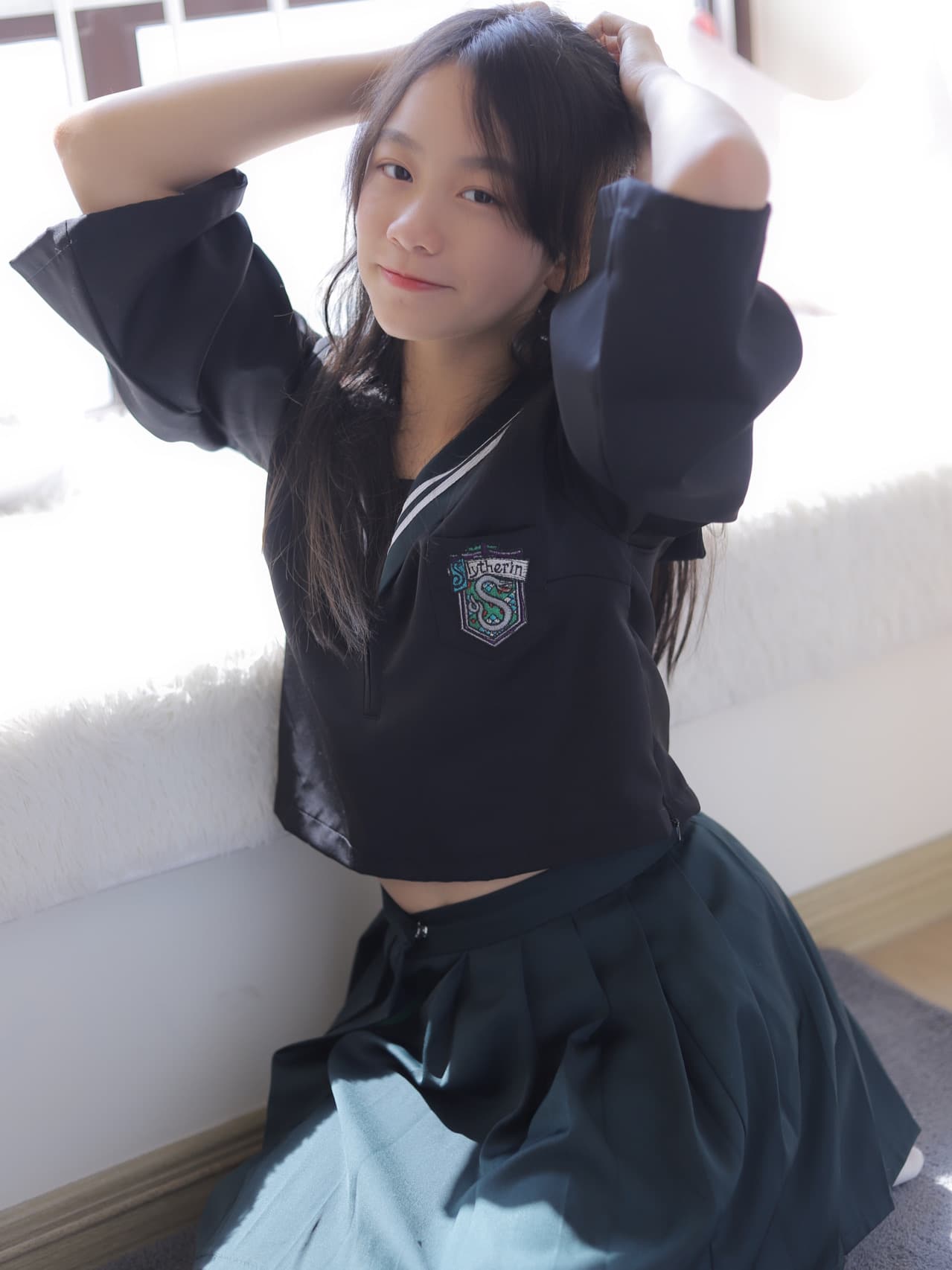 14岁的小女生真实照片图片 14岁小学生神仙颜值图片_2