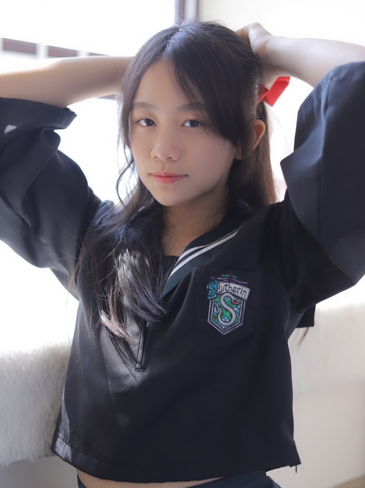 14岁的小女生真实照片图片 14岁小学生神仙颜值图片_5