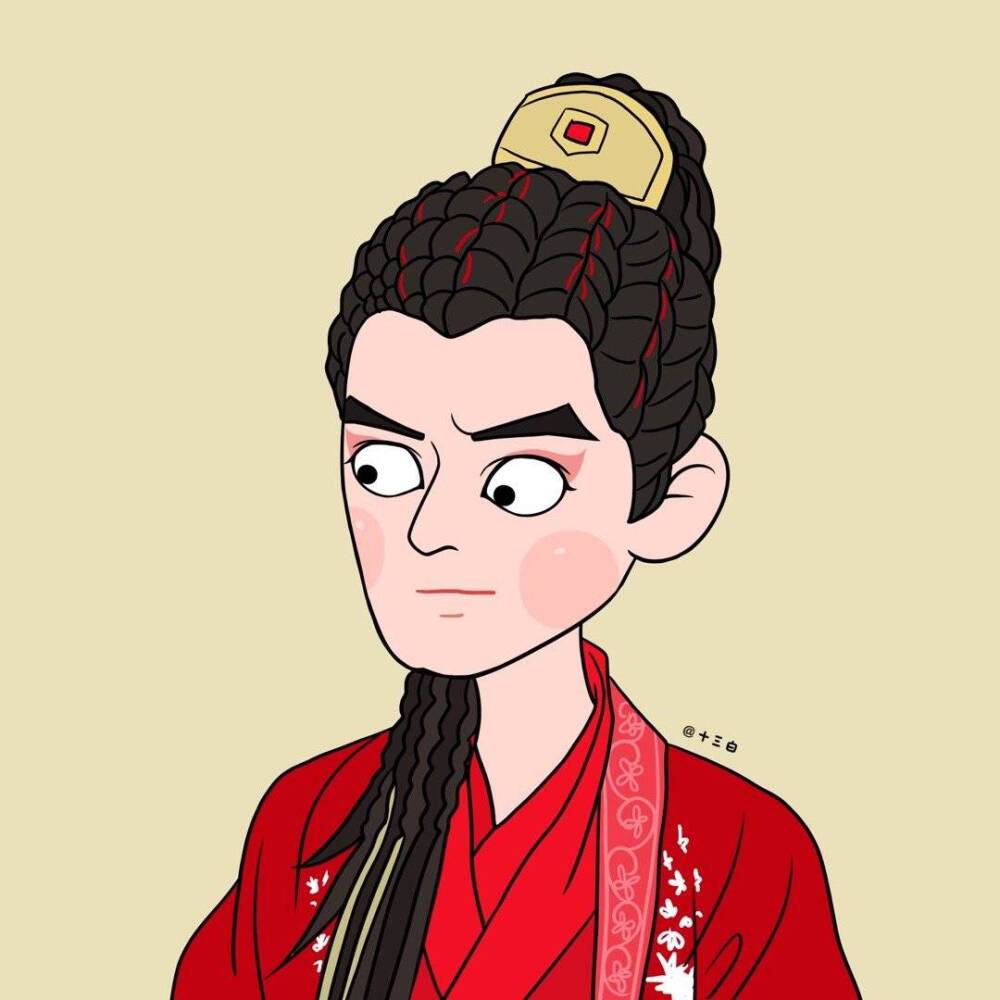 胡歌卡通头像 李逍遥、景天、梅长苏、郭靖等经典形象_10