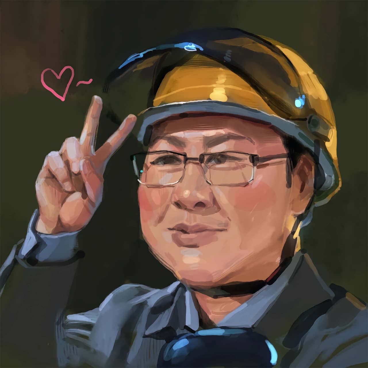 电视剧《狂暴》人物头像油画风_12
