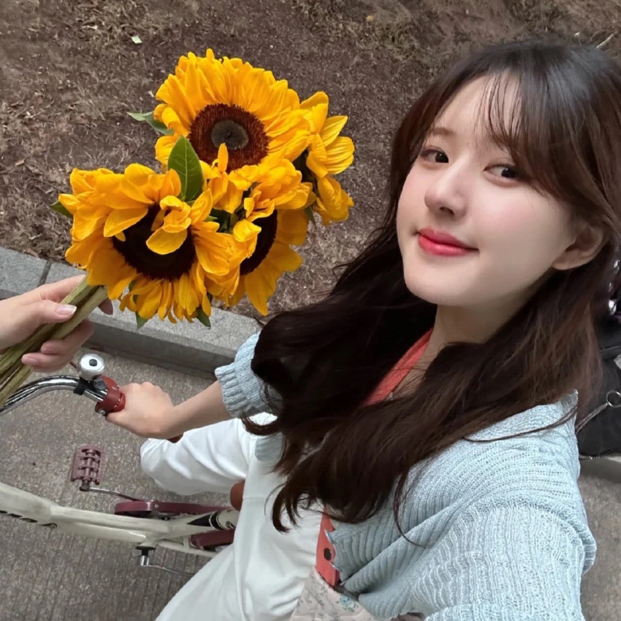 宝藏女孩赵露思仙女和鲜花头像_5