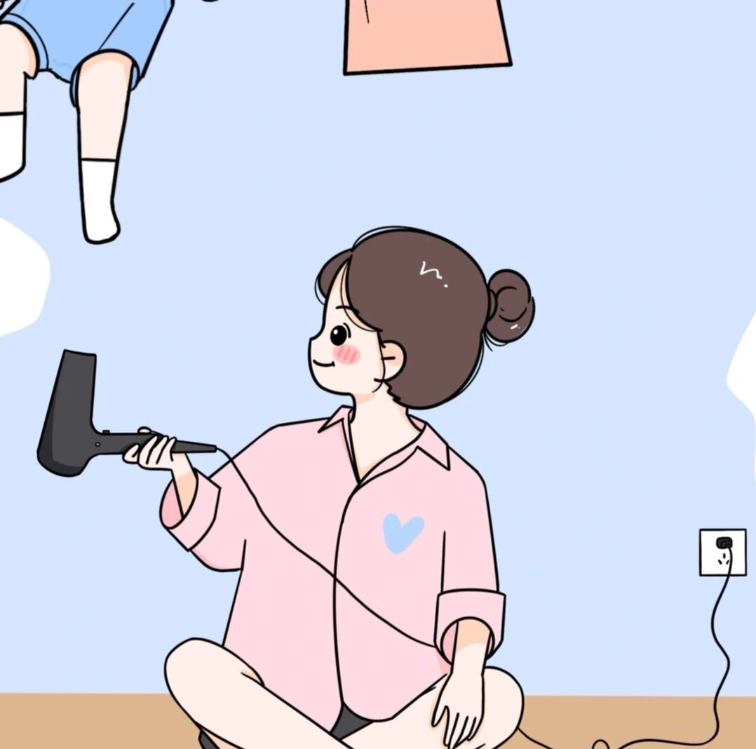 可爱卡通男女情侣头像 一人一张 一左一右_4
