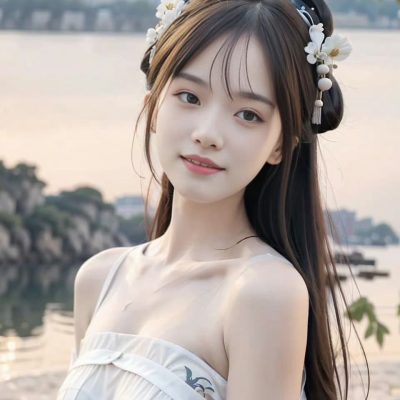 AI小家碧玉古装美女 AI最美古装仙女图片