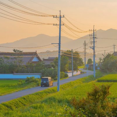 夏日乡间唯美图 夏天村庄清新意境美图