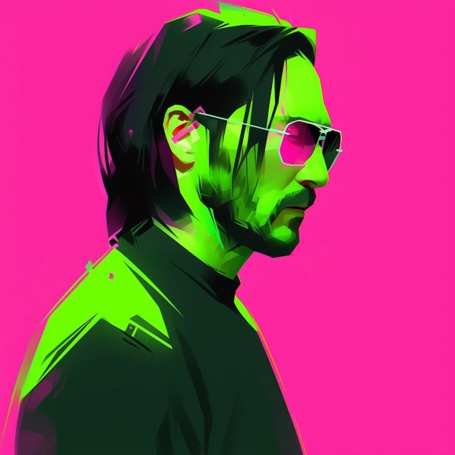 疾速追杀4 John Wick 基努·里维斯  Midjourney Ai头像_1