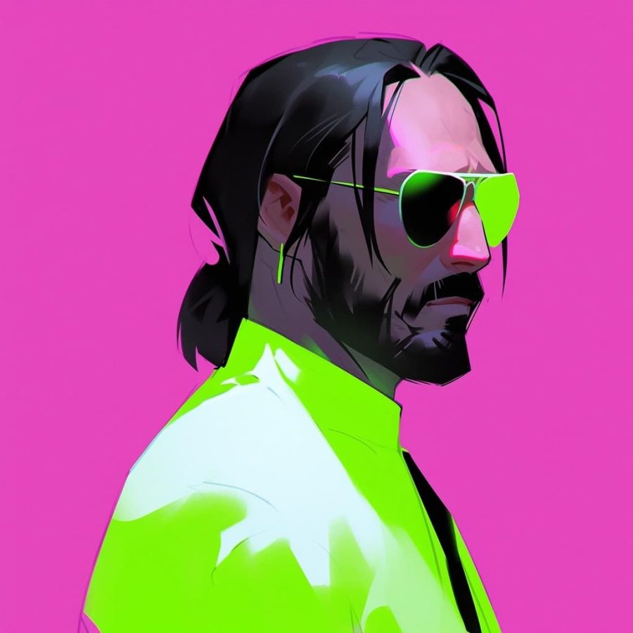 疾速追杀4 John Wick 基努·里维斯  Midjourney Ai头像_2