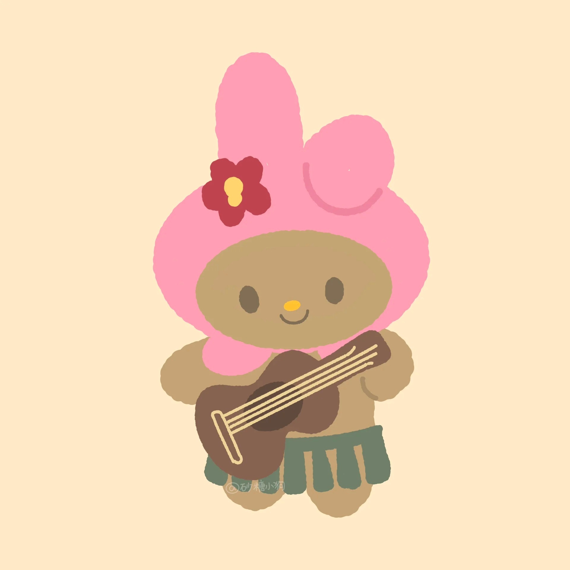 夏天黑皮三丽鸥头像，包括HelloKitty凯蒂猫/库洛米/美乐蒂_8