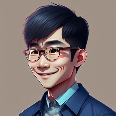 ai绘画帅气男生头像图片 斗鸡眼对眼男_3