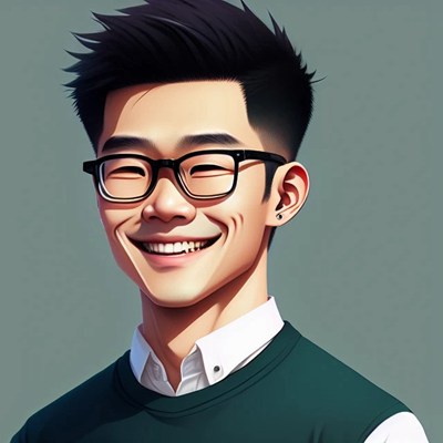 ai绘画帅气男生头像图片 斗鸡眼对眼男_7