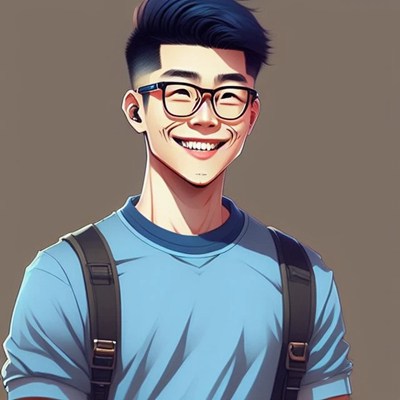 ai绘画帅气男生头像图片 斗鸡眼对眼男_12