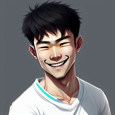 ai绘画帅气男生头像图片 斗鸡眼对眼男_17