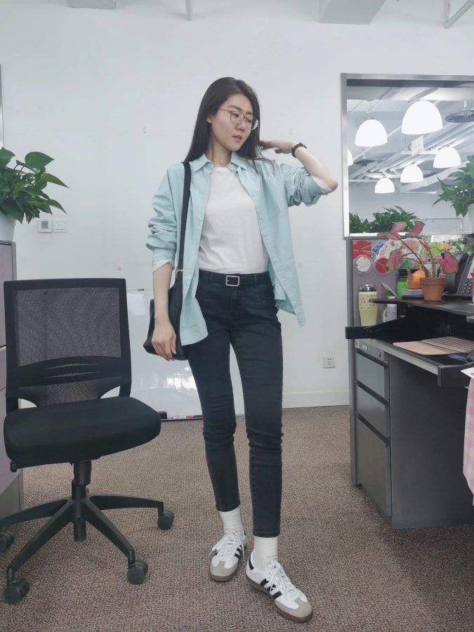 OOTD打工人女孩一周穿搭 上班通勤穿搭职业女性穿搭！_2