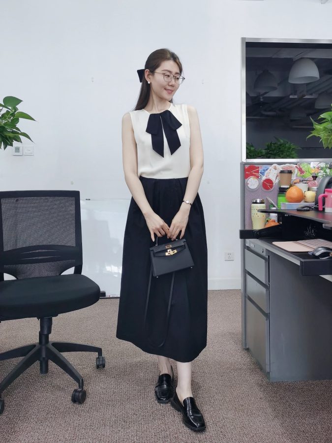 OOTD打工人女孩一周穿搭 上班通勤穿搭职业女性穿搭！_3