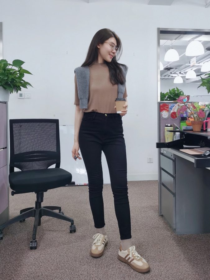 OOTD打工人女孩一周穿搭 上班通勤穿搭职业女性穿搭！_6