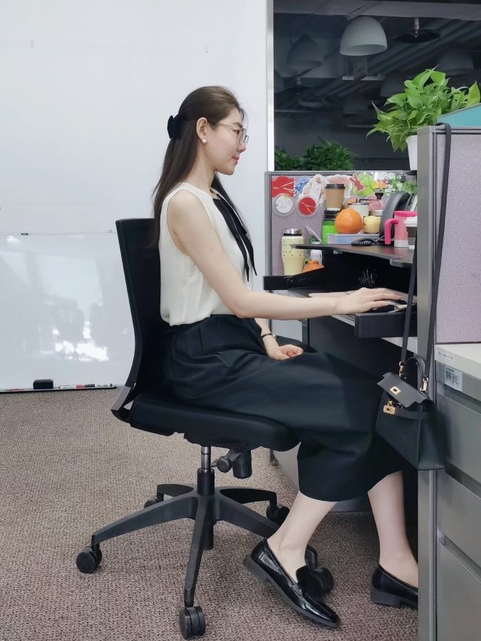 OOTD打工人女孩一周穿搭 上班通勤穿搭职业女性穿搭！_9