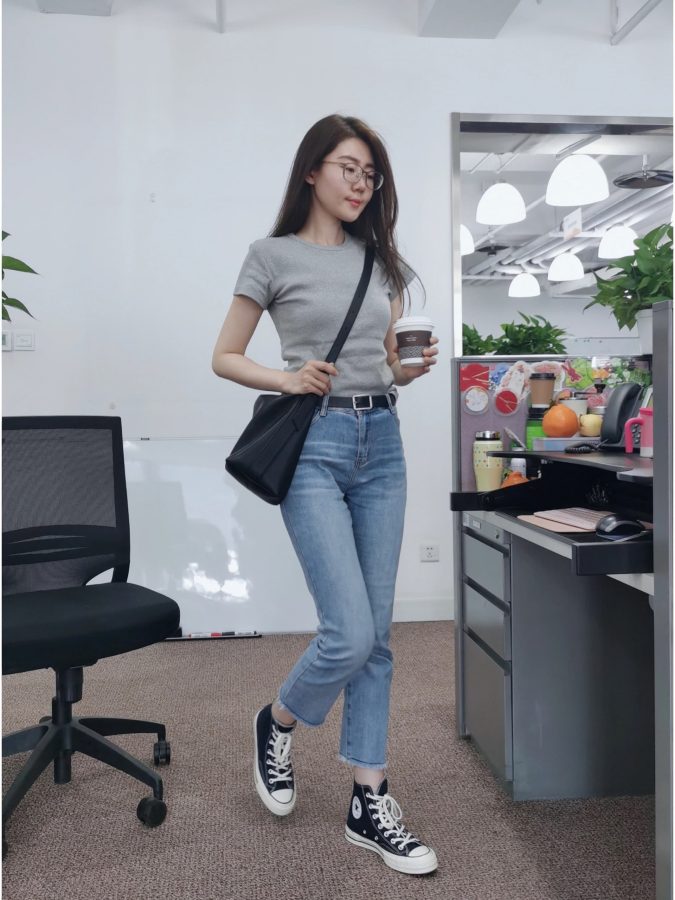 OOTD打工人女孩一周穿搭 上班通勤穿搭职业女性穿搭！_12