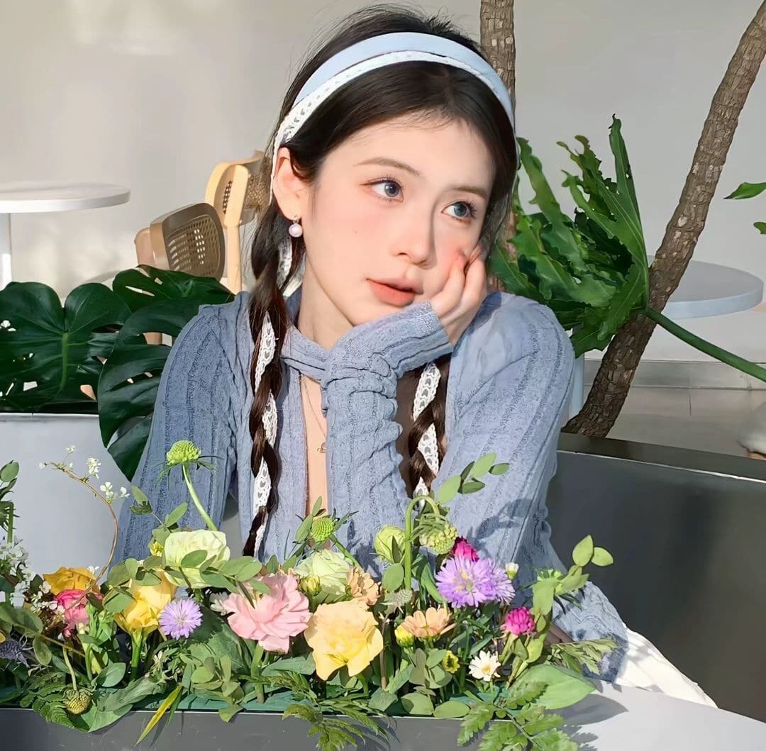 高颜值女生头像真人露脸,让男生一眼就心动的头像_16