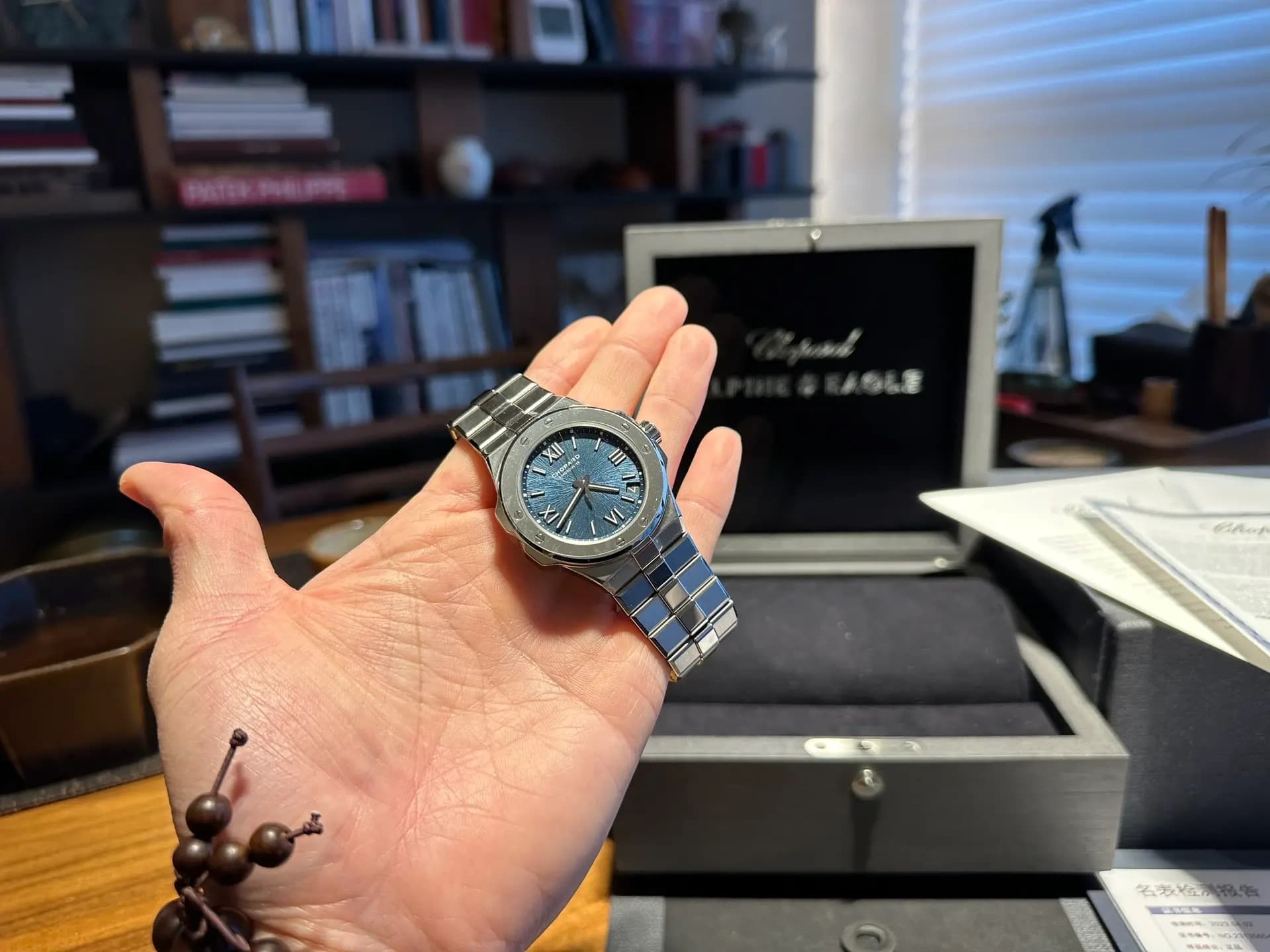 Chopard萧邦阿尔卑斯雄鹰手表实拍图无渲染_2