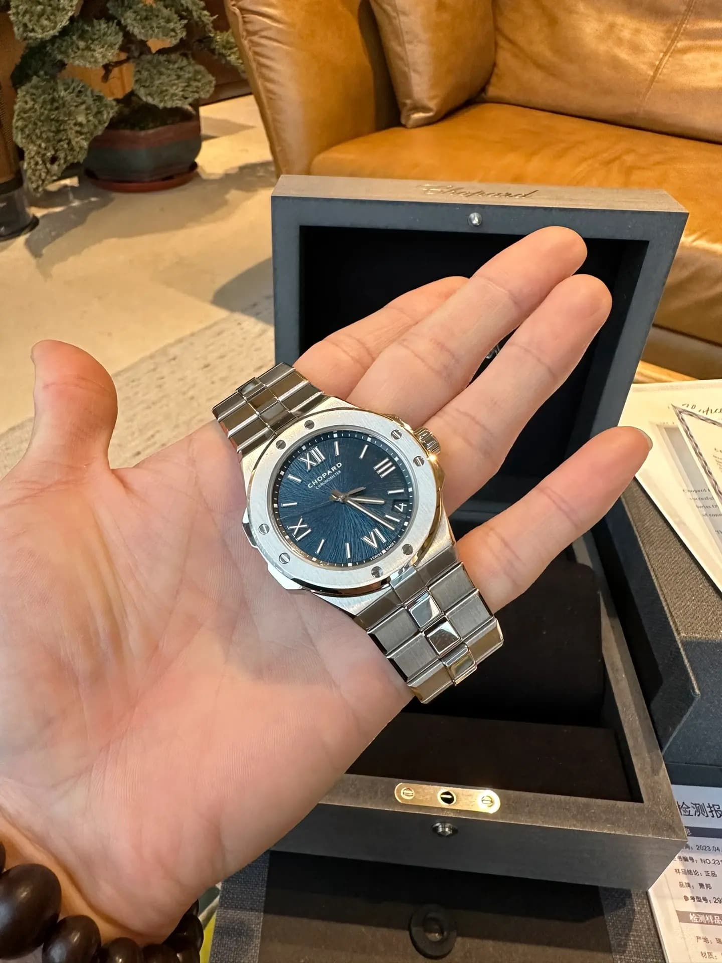 Chopard萧邦阿尔卑斯雄鹰手表实拍图无渲染_3