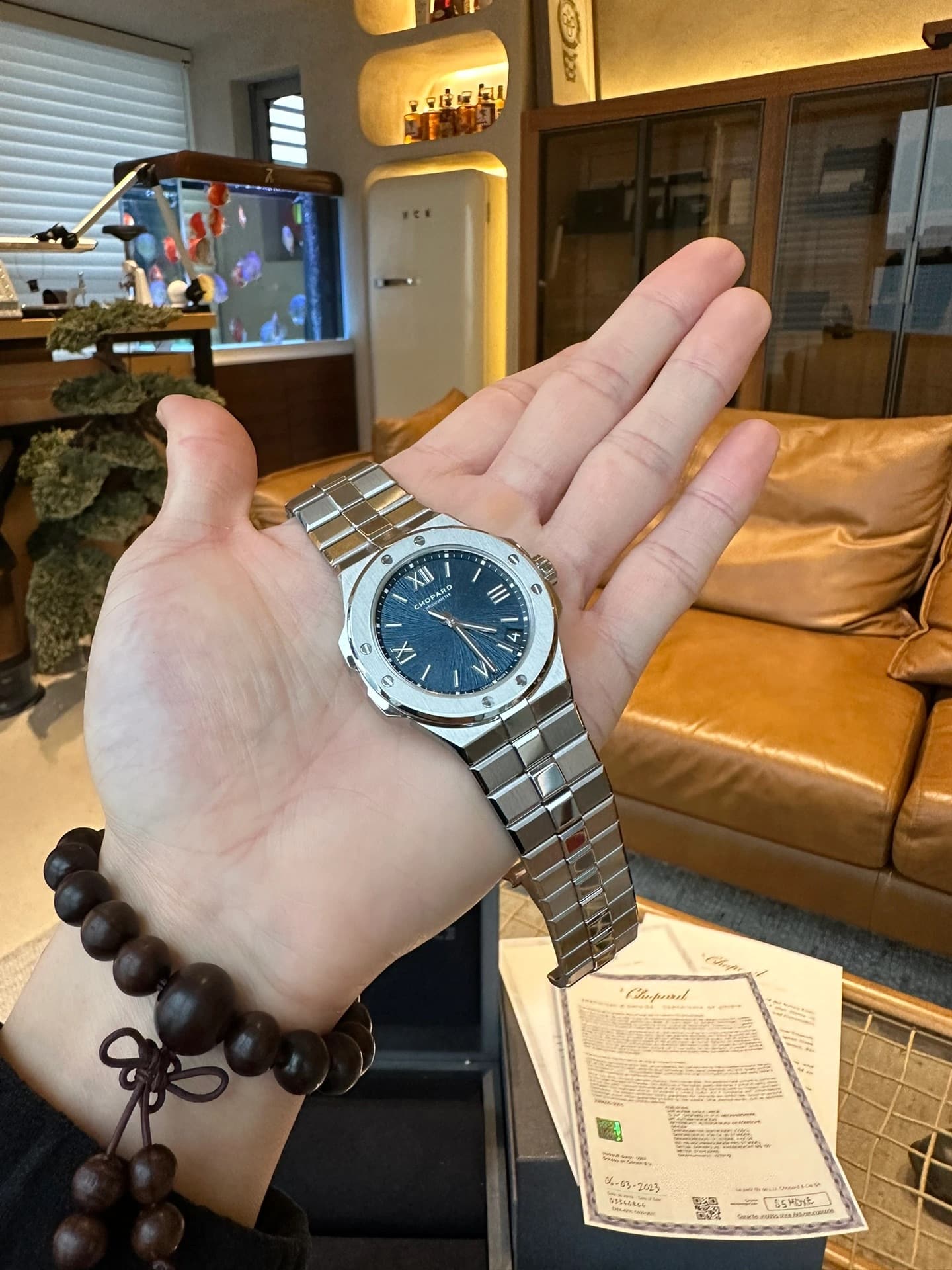 Chopard萧邦阿尔卑斯雄鹰手表实拍图无渲染_6