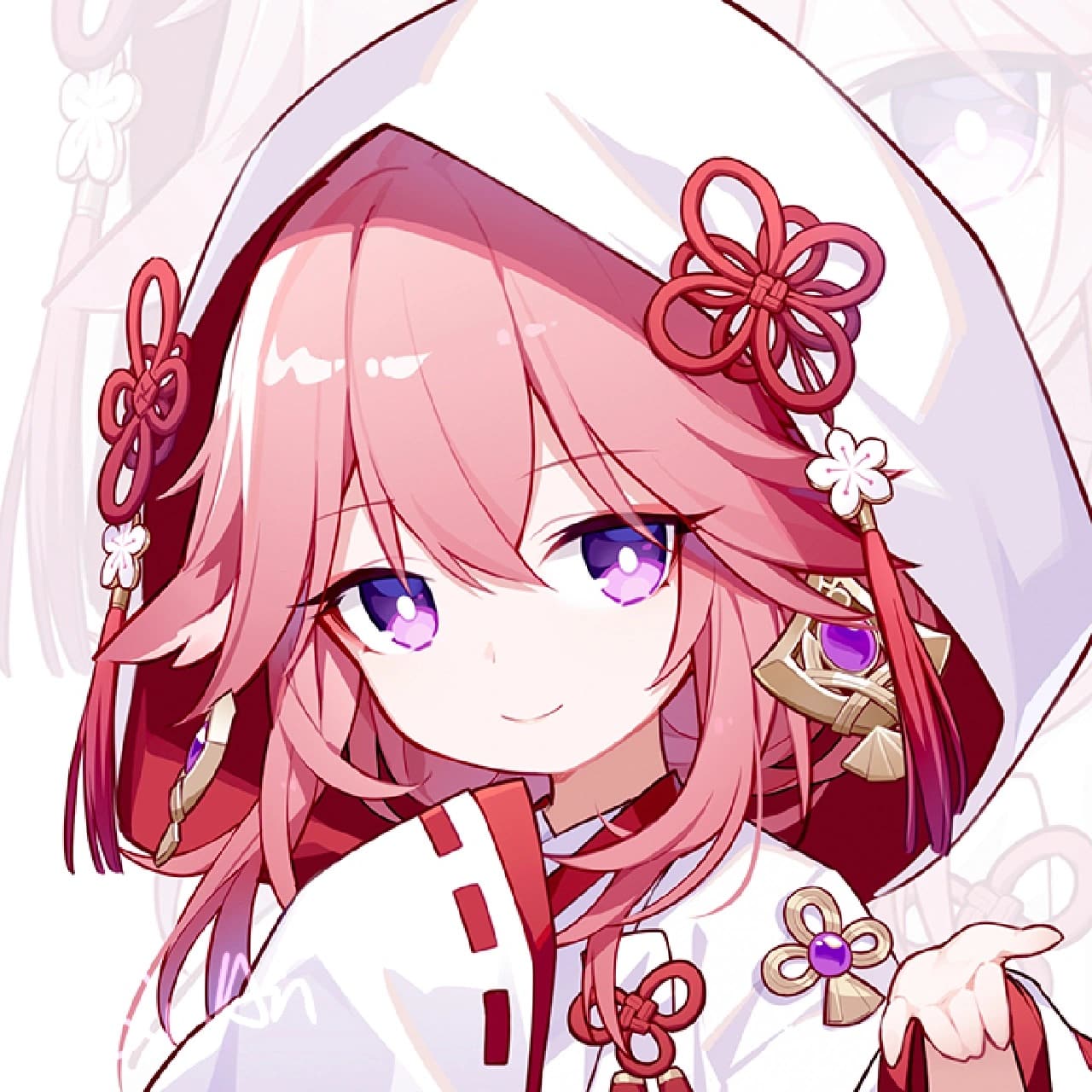 原神八重神子头像高清 可爱 性感 娇羞 呆萌_18
