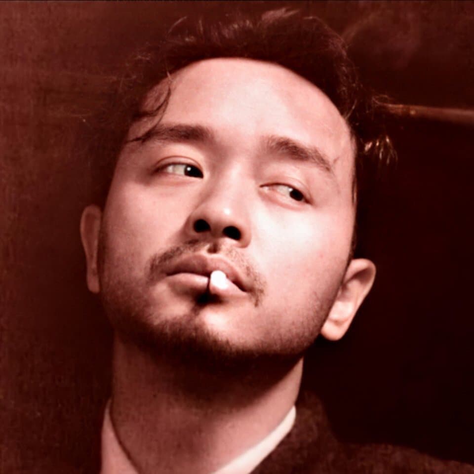 哥哥张国荣港风头像复古高清 黑白_4