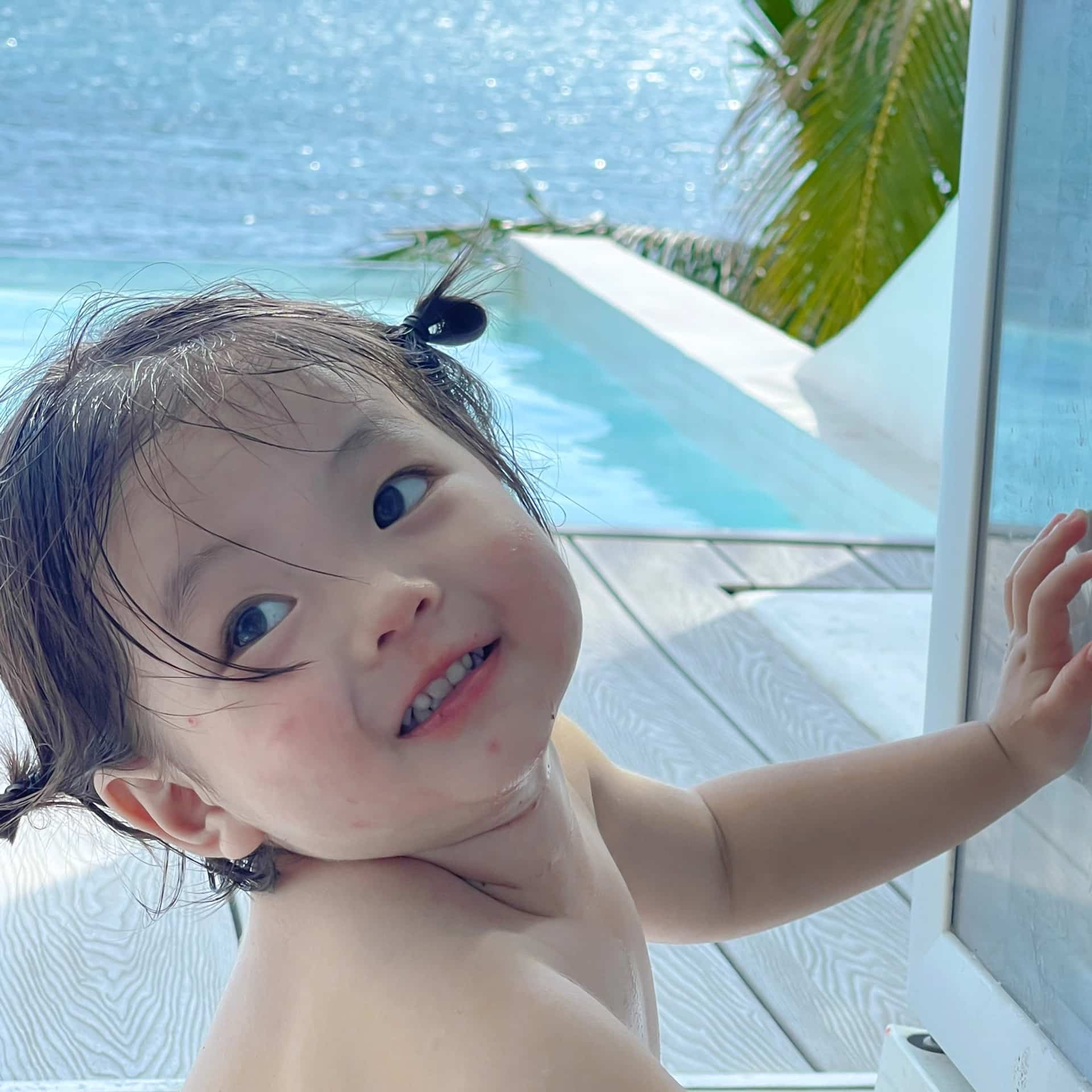 夏天萌娃吃西瓜可爱女生头像 骗你生女儿_3