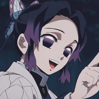 动漫鬼灭之刃蝴蝶忍高清女生头像