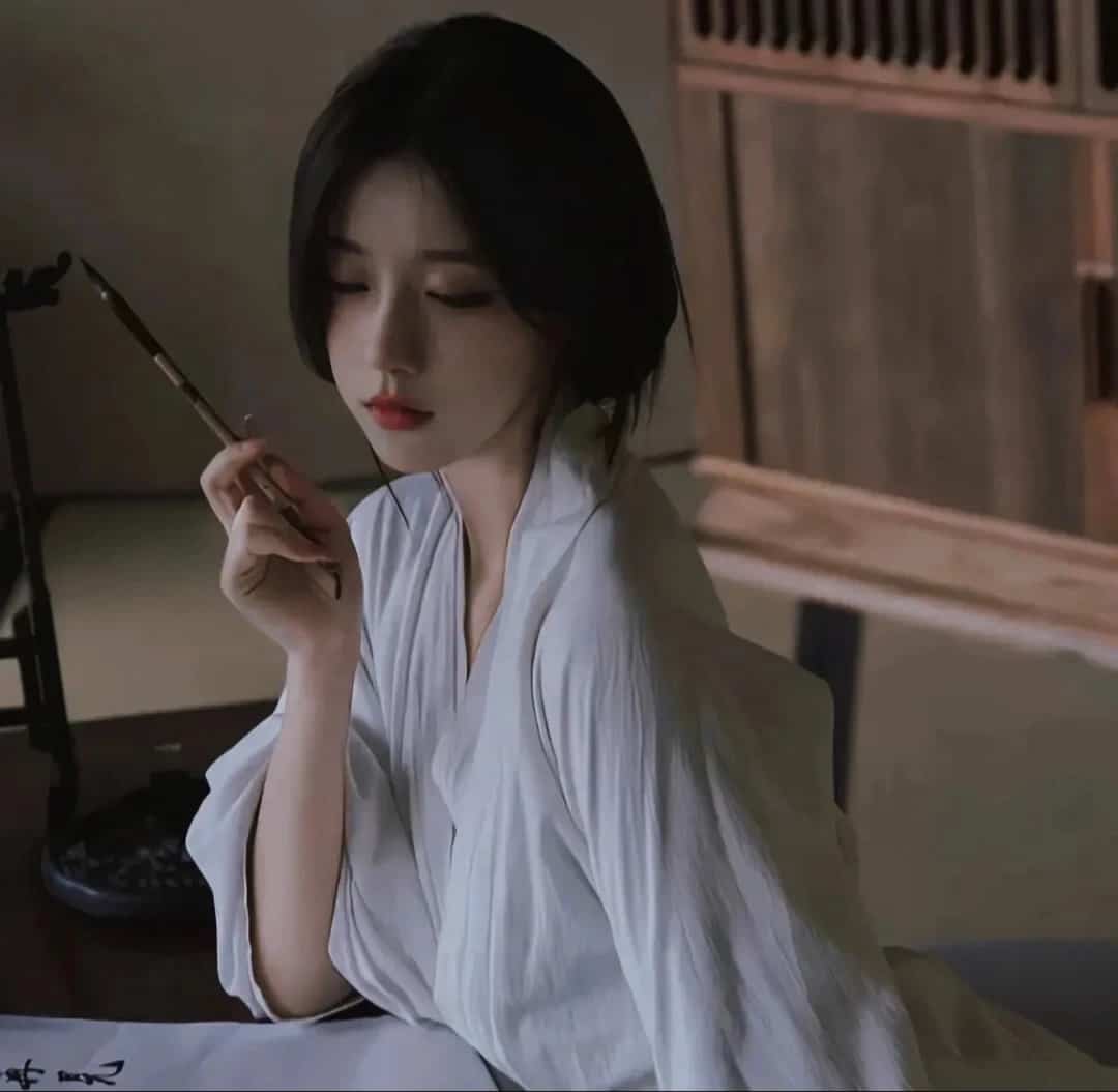 真人温柔御姐风纯欲女生真实照片头像_13