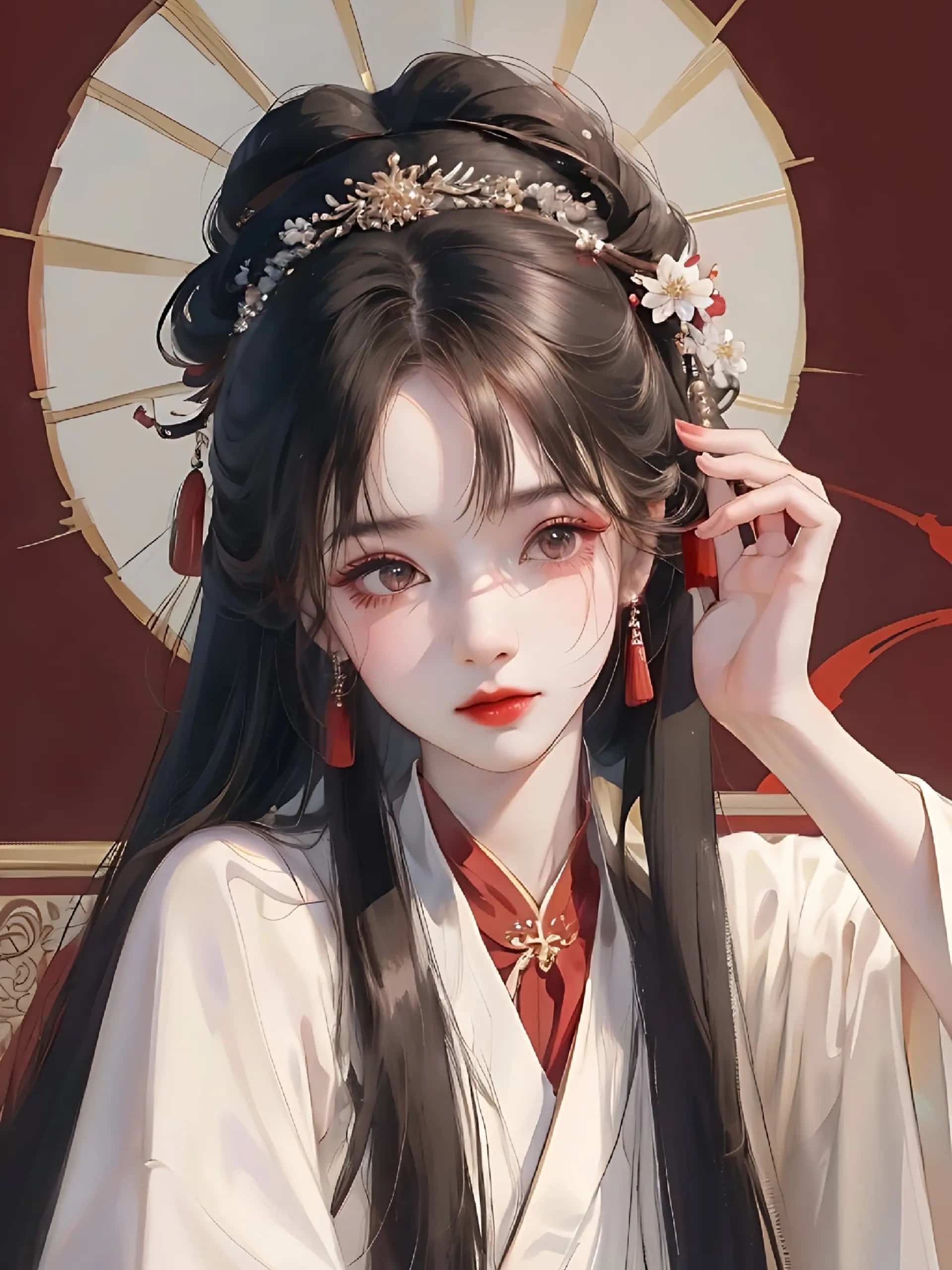 动漫古风气质美女头像 韵味十足散落在人间的仙女_5