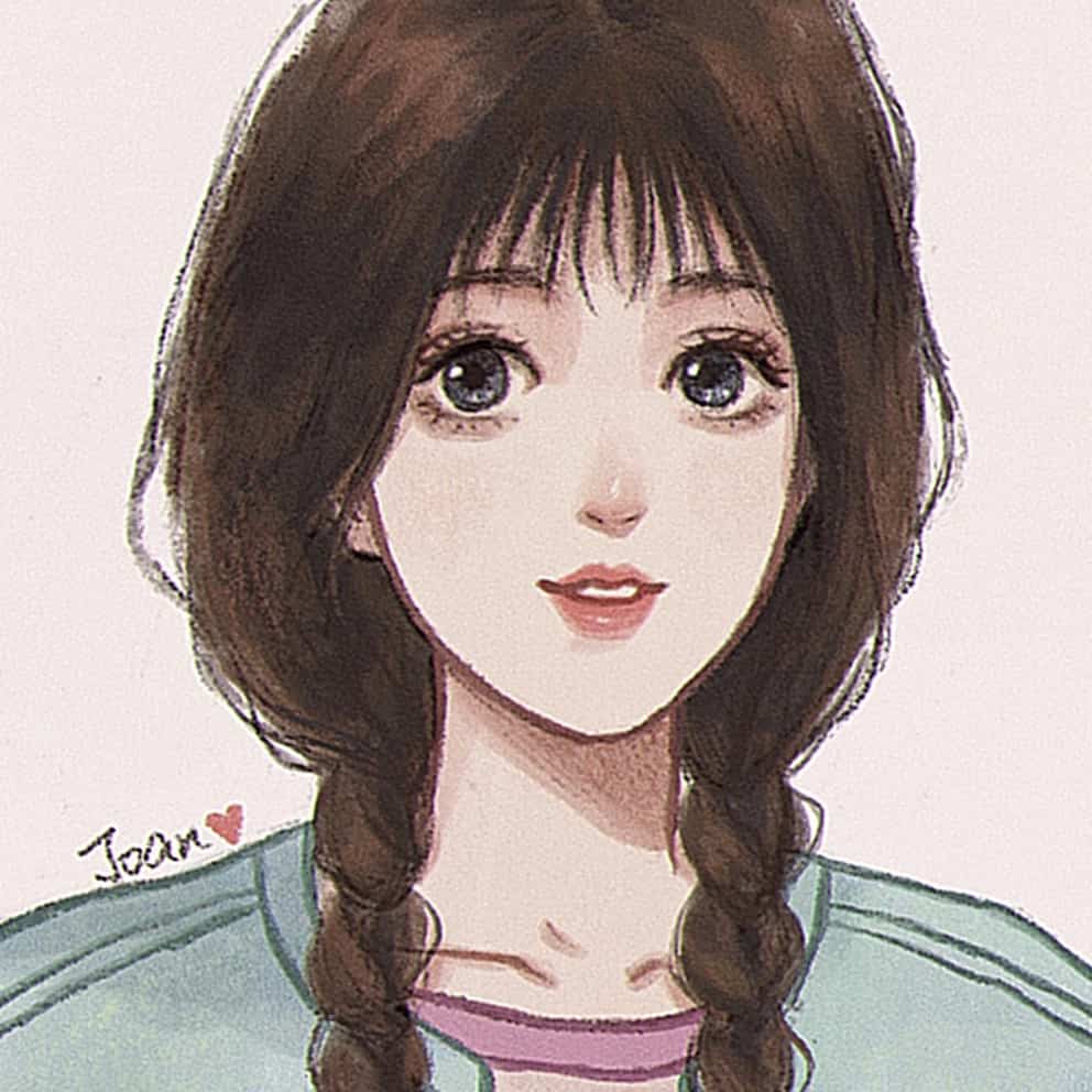 灌篮高手手绘插画情侣头像 怀旧动漫_9