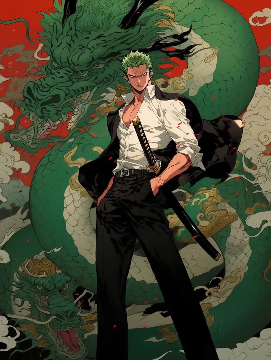 《海贼王》索隆西装霸气高清图片 太帅了_7
