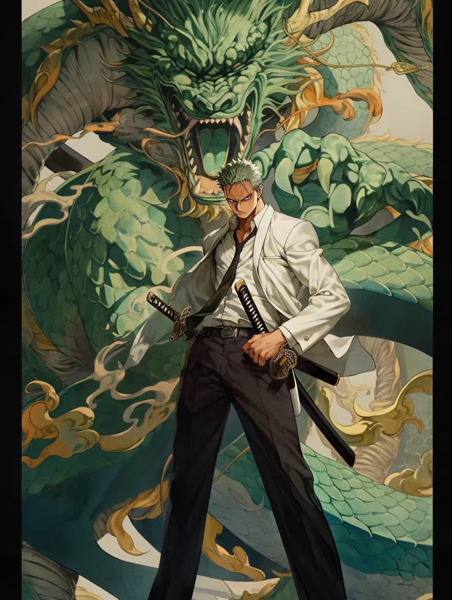 《海贼王》索隆西装霸气高清图片 太帅了_6