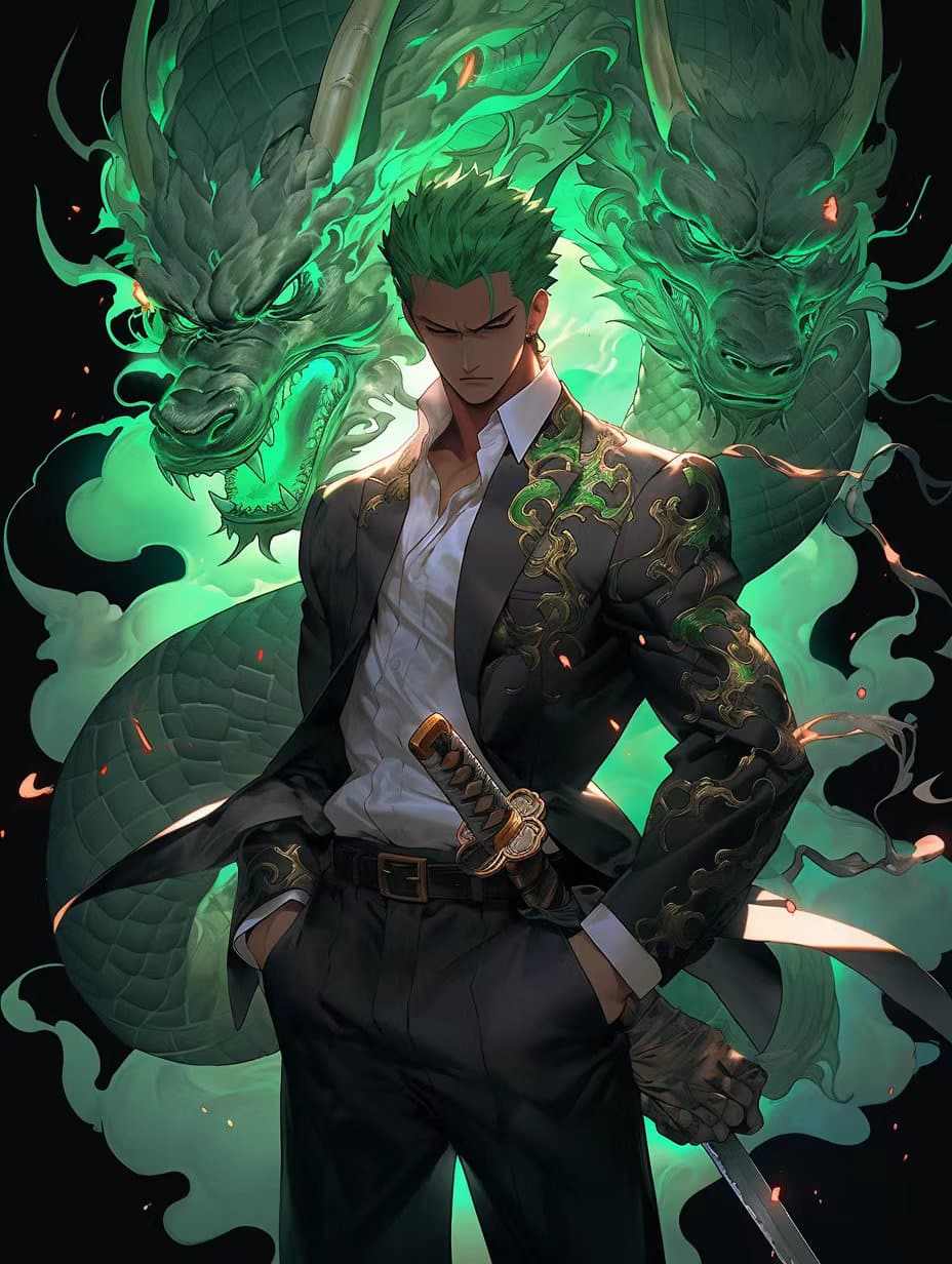 《海贼王》索隆西装霸气高清图片 太帅了_1