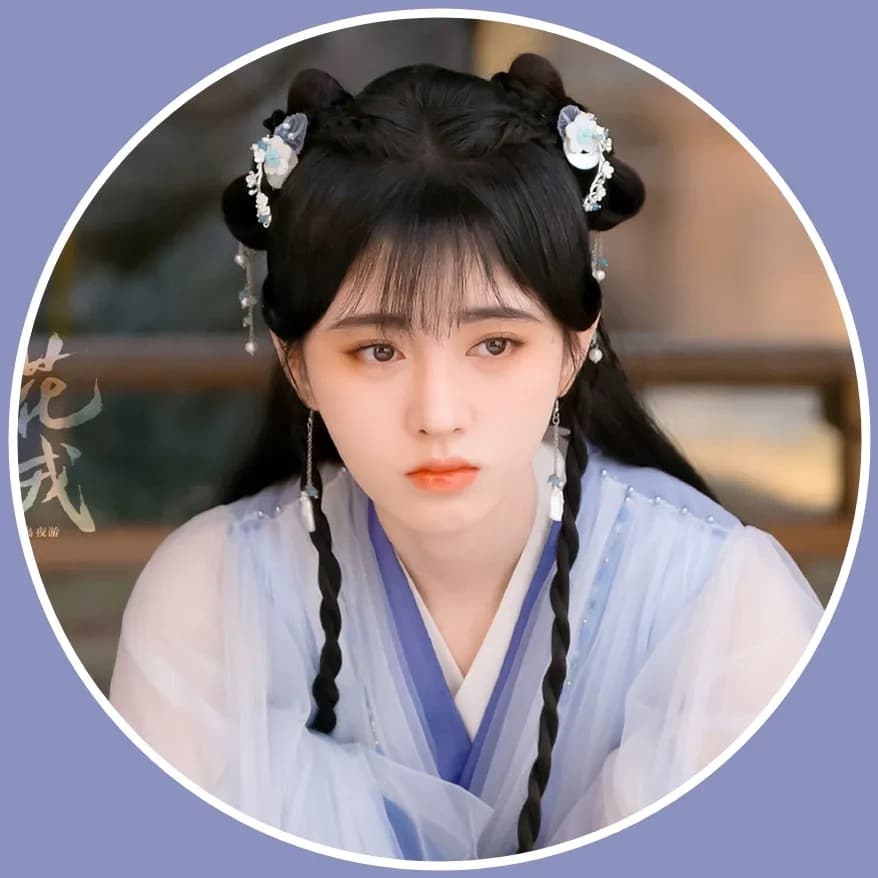 电视剧《花戎》鞠婧祎古装仙侠头像 仙气十足 支持圆头像_13