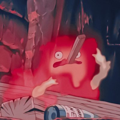 哈尔的移动城堡卡尔西法 x 苏菲火焰头像图片