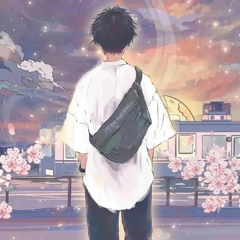 甜到掉渣的情侣动漫头像 超甜动漫情头_27