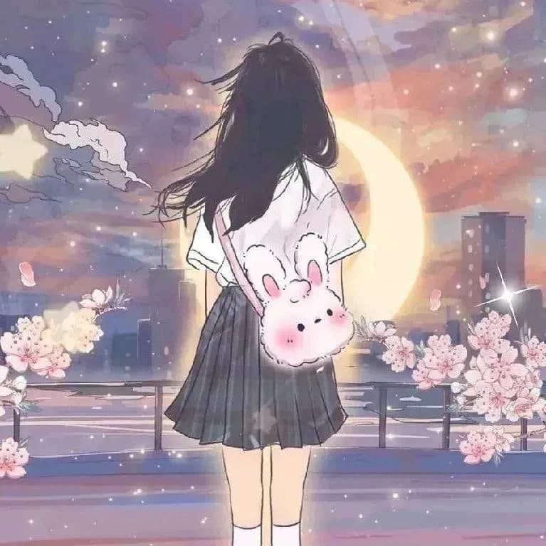 甜到掉渣的情侣动漫头像 超甜动漫情头_28