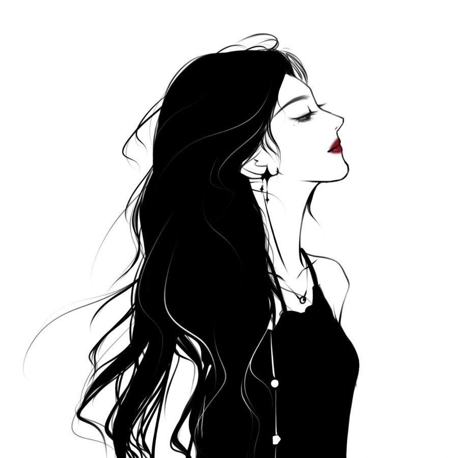 女人高雅温柔头像动漫图片微信头像_48