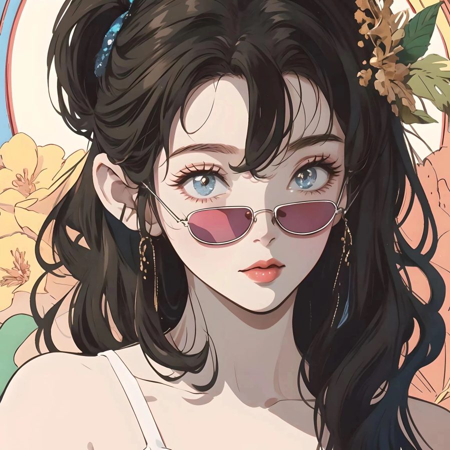 女人高雅温柔头像动漫图片微信头像_19