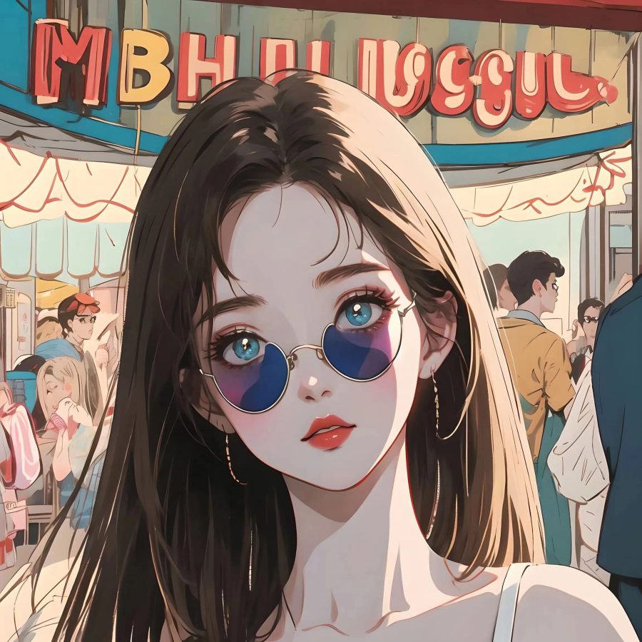 女人高雅温柔头像动漫图片微信头像_16