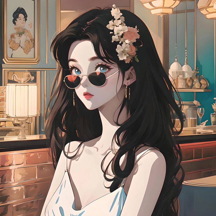 女人高雅温柔头像动漫图片微信头像_15