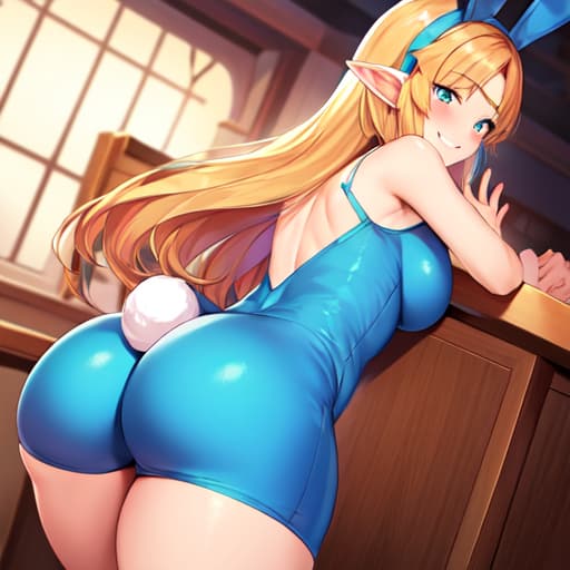 Ai绘制《塞尔达传说》女主塞尔达大屁股图_2