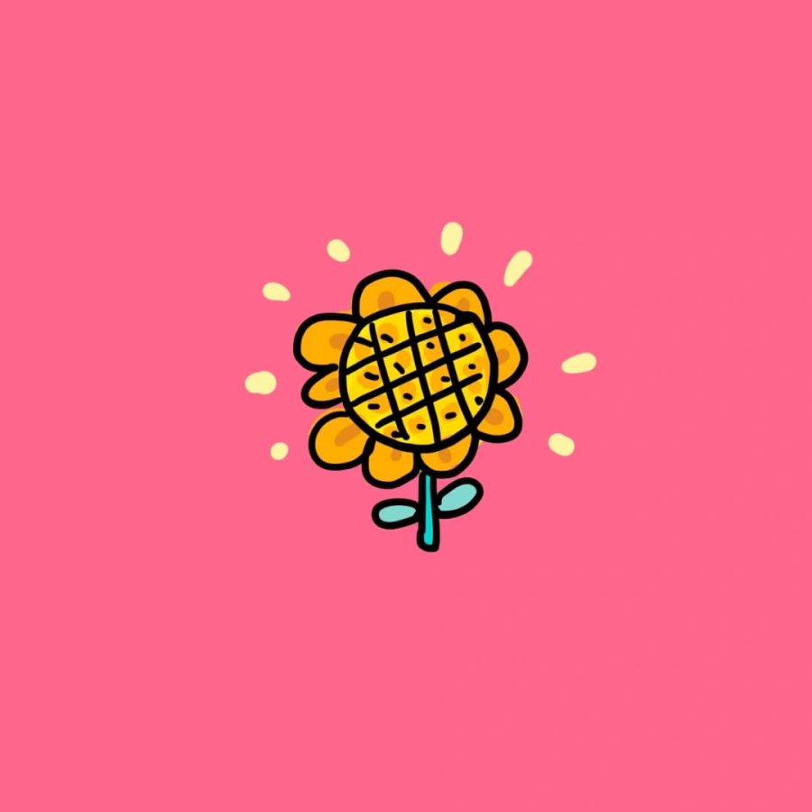 卡通插画风向日葵可爱头像图片_4