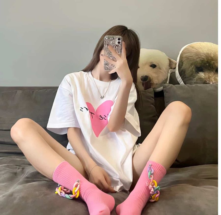 ins风甜酷纯欲真人女生微信头像_4