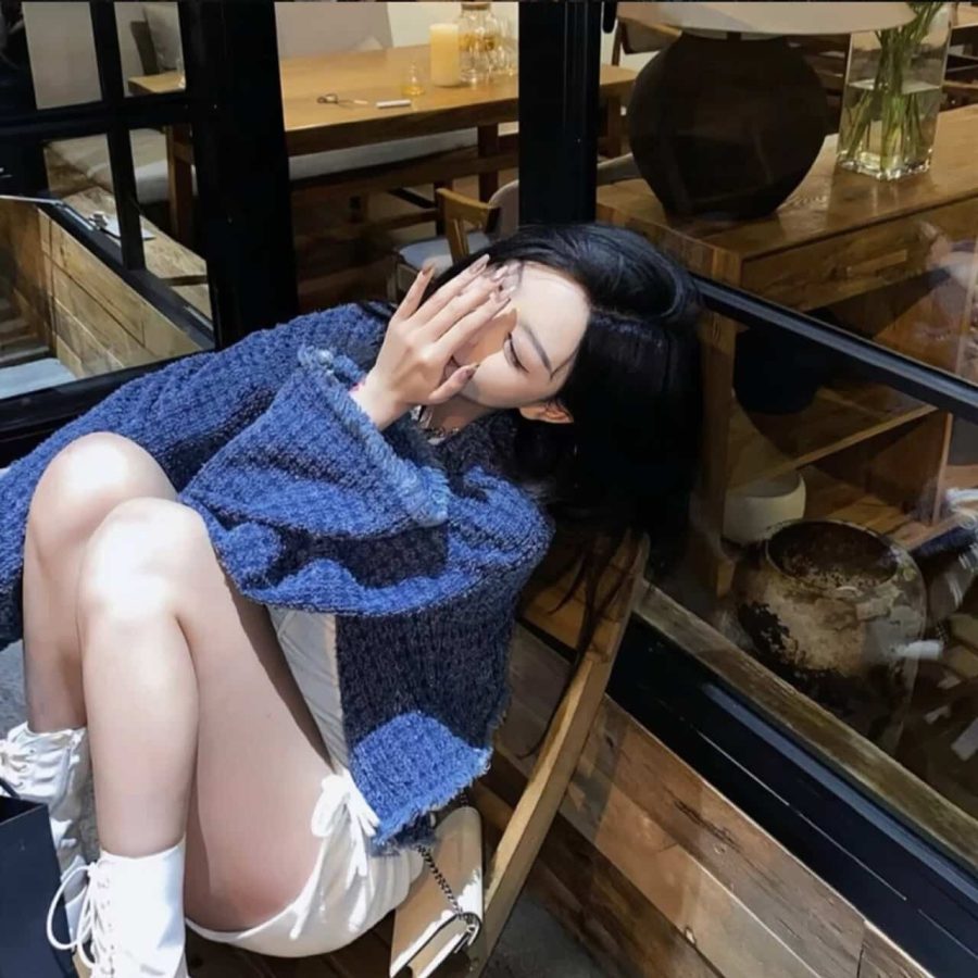 ins风甜酷纯欲真人女生微信头像_6